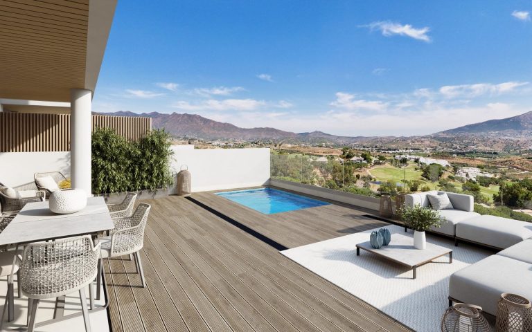 Nowe apartamenty z widokiem na morze i pole golfowe w La Cala de Mijas