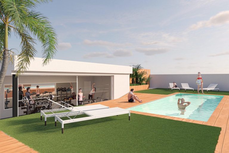 Apartamenty z licencją turystyczną w nowym budynku w pobliżu plaży w Lo Pagan San Pedro del Pinatar
