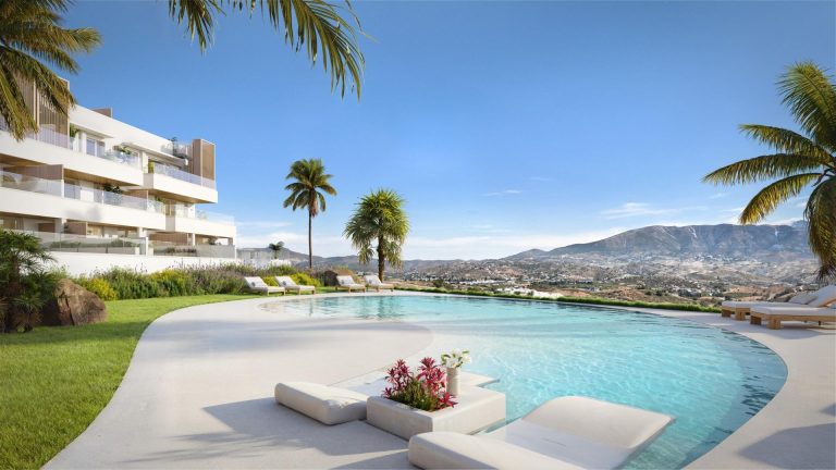 Nowe apartamenty z widokiem na morze i pole golfowe w La Cala de Mijas