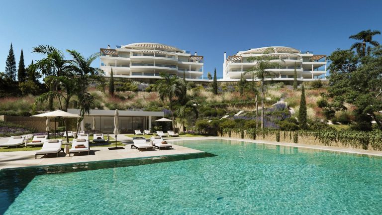 Nowe apartamenty z widokiem na morze w Las Lagunas de Mijas
