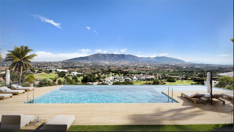 Nowe apartamenty z widokiem na morze i pole golfowe w La Cala de Mijas