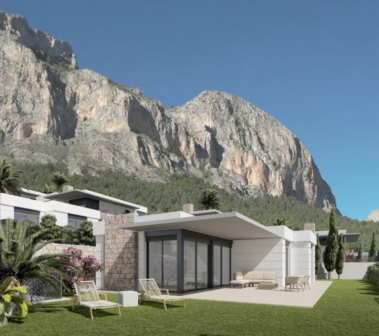 Nowe wille budowlane w Polop, Alicante