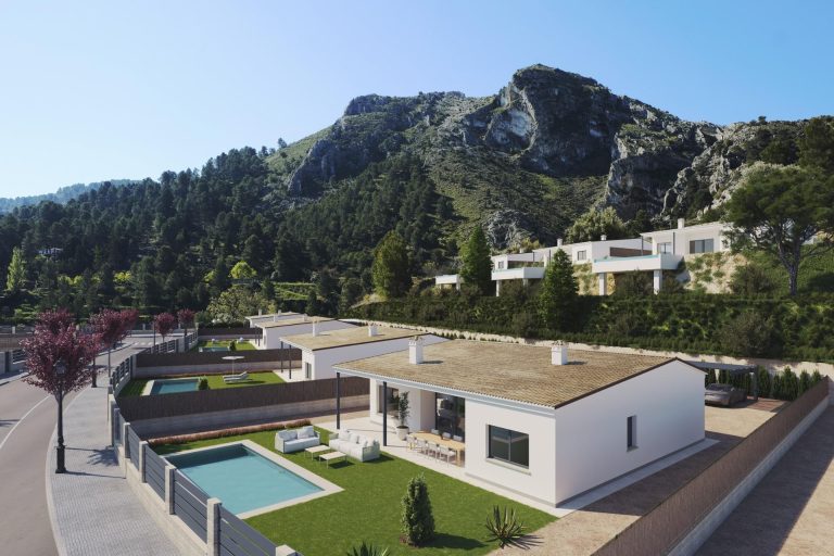 Nowe wille w Penáguila – spokój i natura w sercu Sierra de Aitana w Alicante