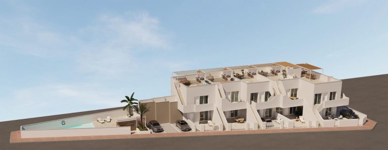 Nowoczesne apartamenty ze wspólnym basenem w pobliżu plaży w San Pedro del Pinatar