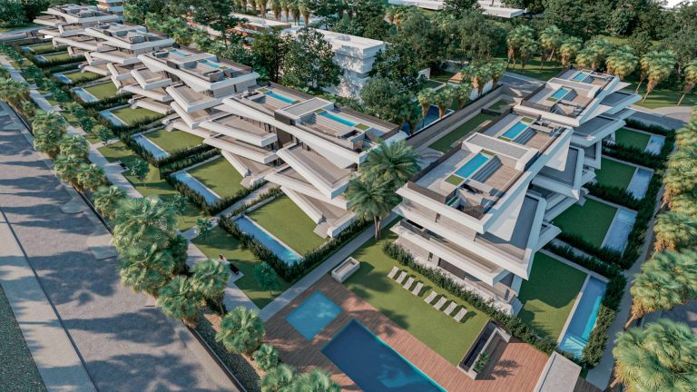Butikowe apartamenty w nowym budynku przy New Golden Mile w pobliżu Estepony