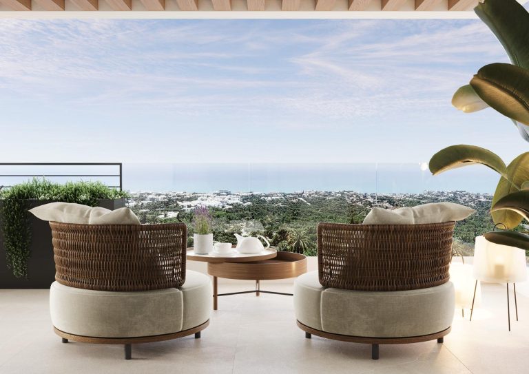 Luksusowe nowe rezydencje z panoramicznym widokiem na morze w Buenavista, Mijas – Costa del Sol