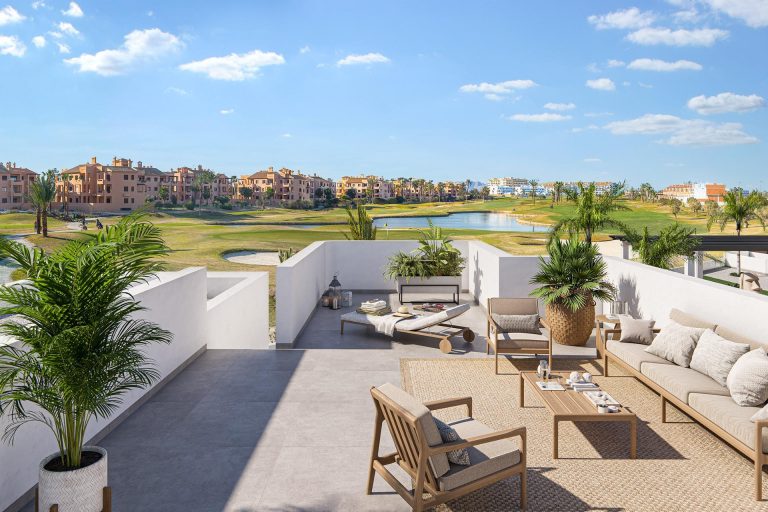 Nowy kompleks mieszkaniowy w pobliżu pola golfowego Serena i Mar Menor w Los Alcazares