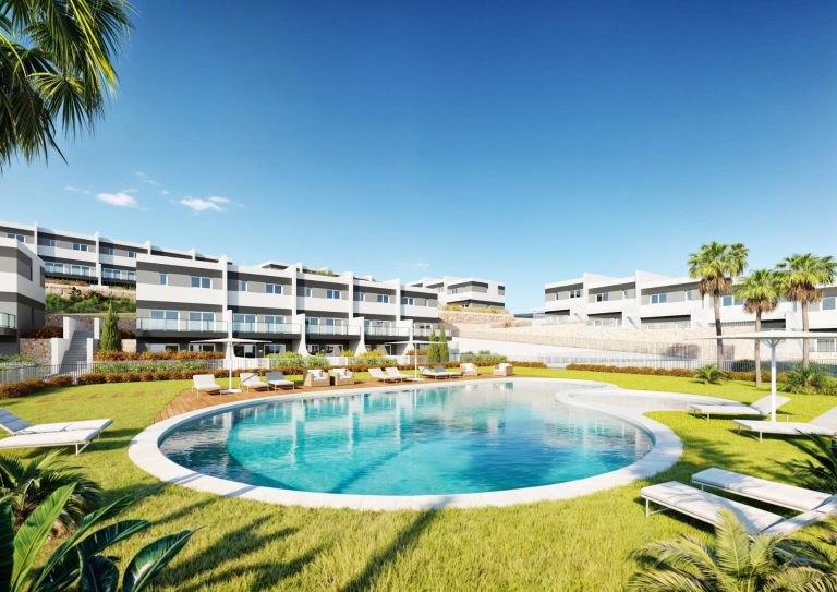 Nowoczesne domy szeregowe z 3 sypialniami na sprzedaż w Balcon de Finestrat na Costa Blanca