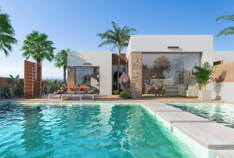 Nowe apartamenty i wille przy polu golfowym w Los Alcazares na Costa Calida