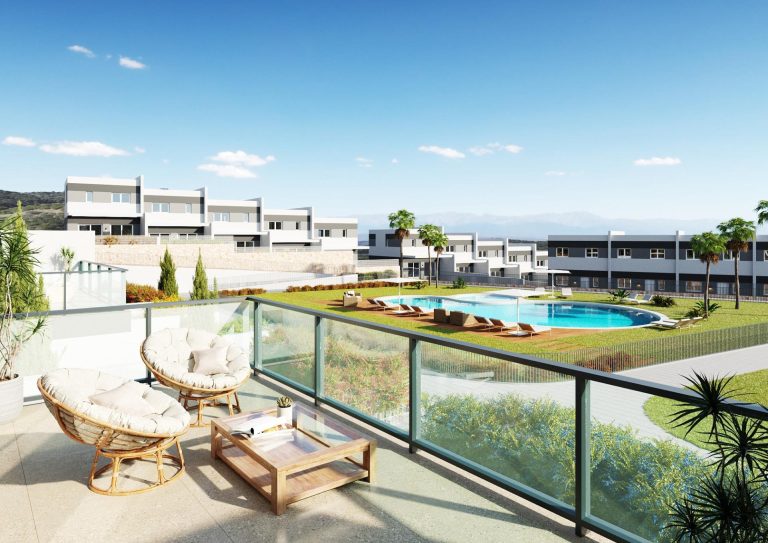 Nowoczesne domy szeregowe z 3 sypialniami na sprzedaż w Balcon de Finestrat na Costa Blanca