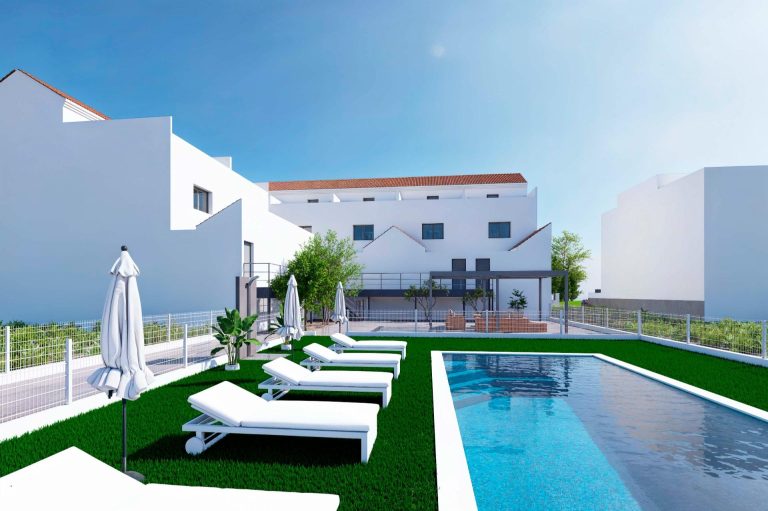 Nowoczesne kamienice z solarium i piwnicą w Rafal, Alicante