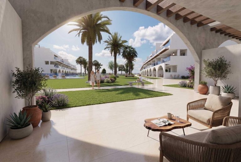 Nowe apartamenty w pobliżu plaży w Vera Playa na wybrzeżu Costa de Almeria