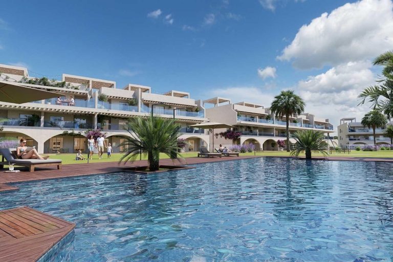 Nowe apartamenty w pobliżu plaży w Vera Playa na wybrzeżu Costa de Almeria