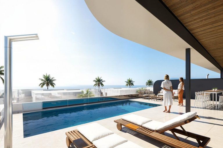 Nowe apartamenty i wille z widokiem na pole golfowe w La Serena Golf w Los Alcazares