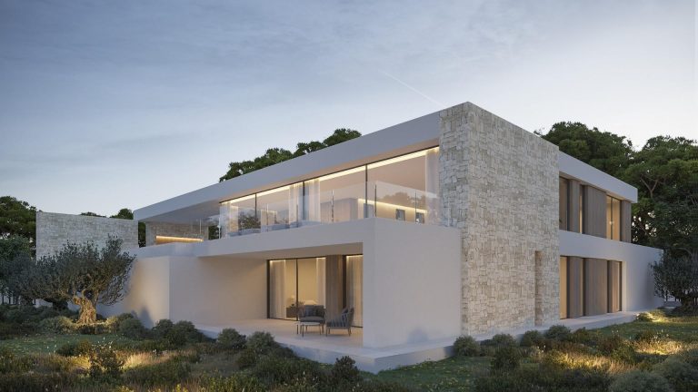 Luksusowe, nowo wybudowane wille na sprzedaż w Moraira-Teulada w pobliżu morza