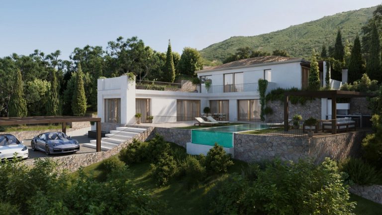 Luksusowe nowe wille na sprzedaż w Elviria-Marbella East w pobliżu plaży