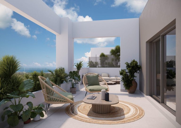 Nowe apartamenty z widokiem na morze i pole golfowe w Pulpí, Almería