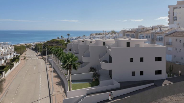 Nowo wybudowane bungalowy z widokiem na morze w La Mata, Torrevieja