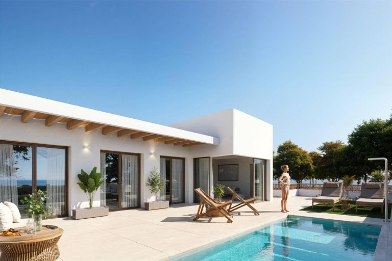 Nowe domy w stylu Ibiza w Dolores na Costa Blanca