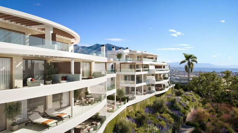 Nowe apartamenty z widokiem na morze w Las Lagunas de Mijas