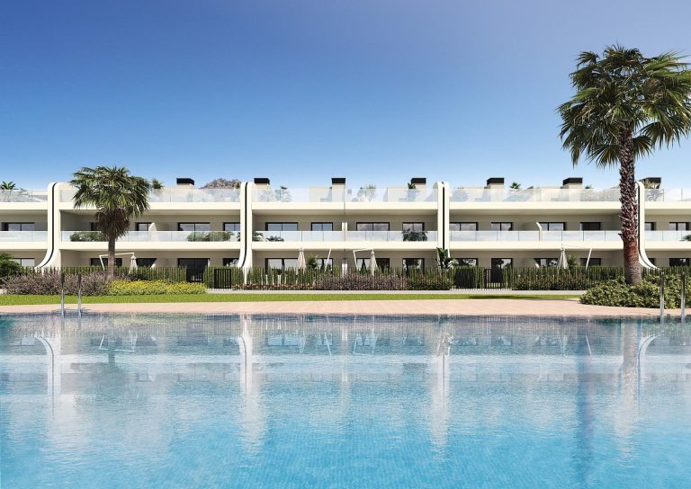 Osiedle mieszkaniowe składające się z bungalowów, domów szeregowych i willi w La Manga Club